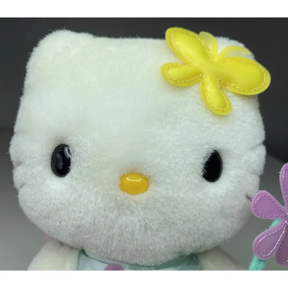 Vintage 2000 Sanrio Smiles Hello Kitty Petal Blossom Fairy Plush 8” Flowers READ